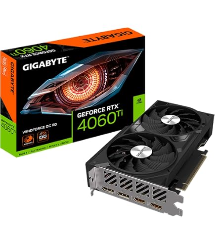 Amazon.com: GIGABYTE GeForce RTX 4060 Ti WINDFORCE OC 8G Graphics